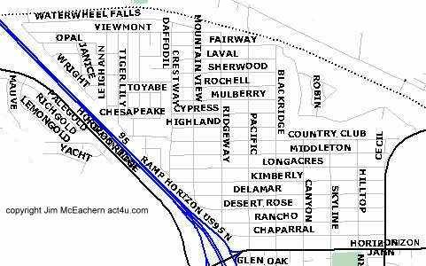 black mountain vistas map