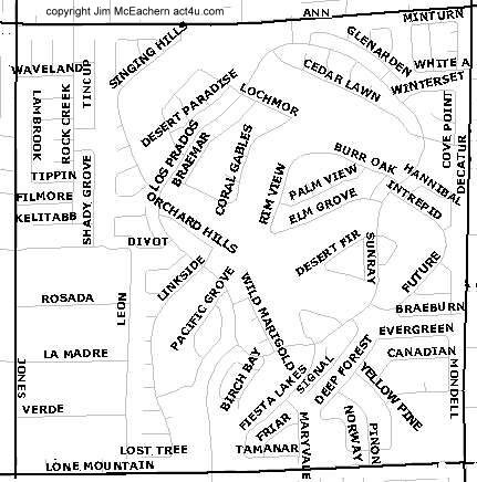 Los Prados map