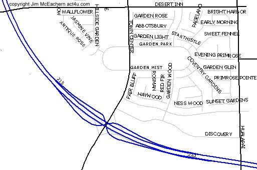 Summerlin Gardens map